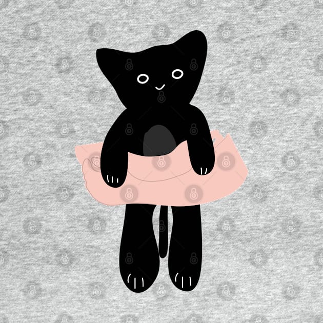 Cute bbaby black cat by CindyS